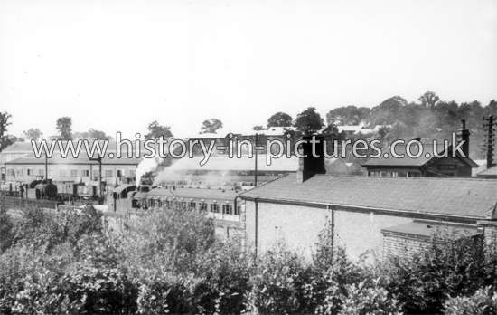 GER Sidings, Steam Engine No. 9613 August 1947, Epping, Essex